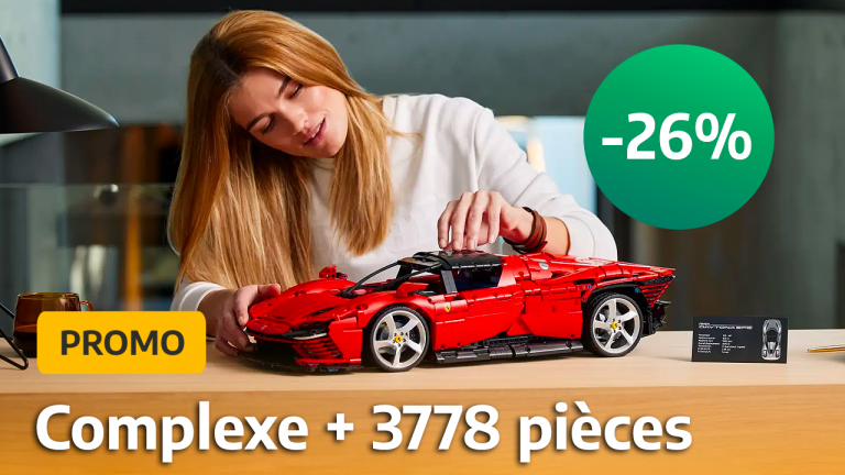En promo, le LEGO Ferrari Daytona SP3 incarne un cadeau idéal pour la fête des pères et les fans d’automobile