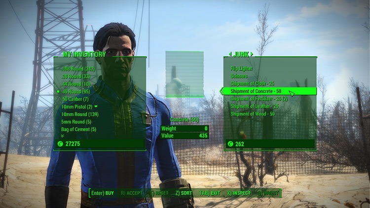 Fallout 4 Concrete: Where to find one of the rarest building materials in the game? 