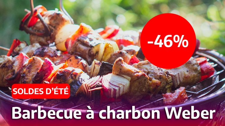 Soldes barbecue : le Weber à charbon sur pieds est à -46%