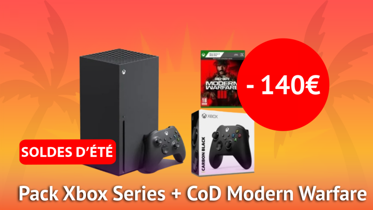 Soldes Xbox Series X : le pack avec manette + Call of Duty MWIII perd 170€ !