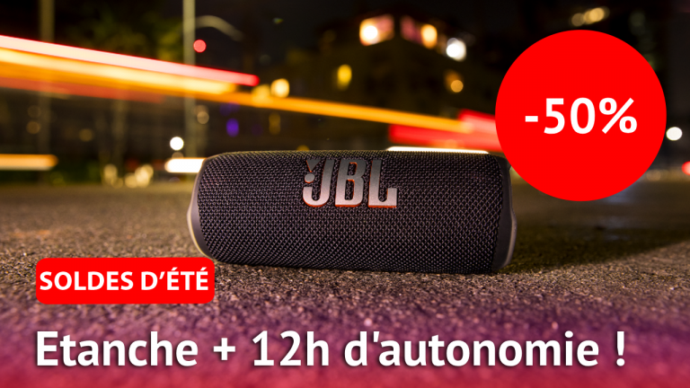 Soldes enceinte bluetooth : La JBL Flip 6 est à moitié prix !