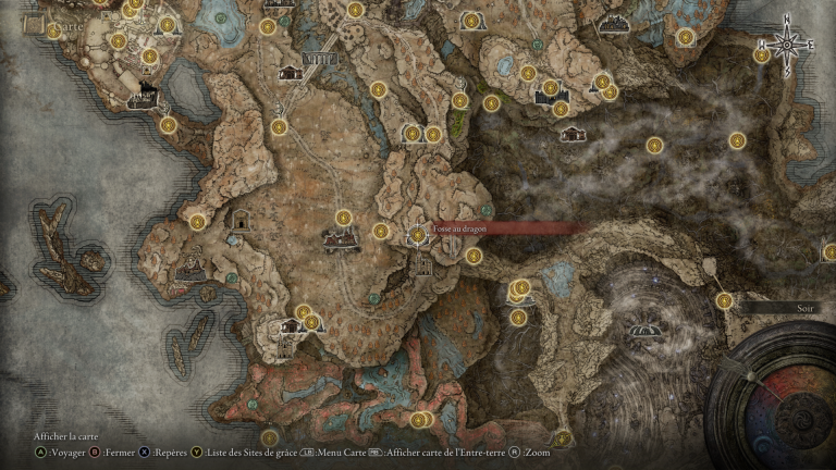 Cœur de dragon Elden Ring : La position de tous les dragons du DLC Shadow of the Erdtree