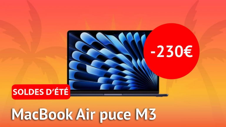Soldes : le nouveau MacBook Air M3 16 Go de RAM perd 300€ chez ce marchand français bien connu