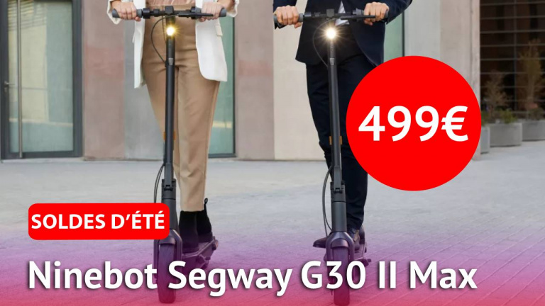 Soldes : cette trottinette électrique haut de gamme signée Segway perd 300€ !