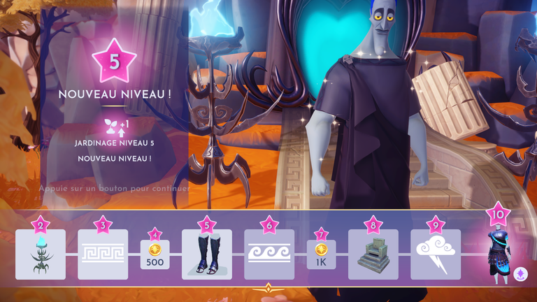 Hadès Disney Dreamlight Valley : Une terre de mythes et légendes, Magma, Générateur de foudre... Toutes les quêtes du dieu des Enfers