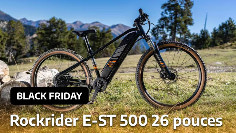 VTT électrique enfant : le Rockrider E-ST 500 parfait pour les 9-12 ans passe sous la barre des 1000€ chez Decathlon en cette période de Black Friday