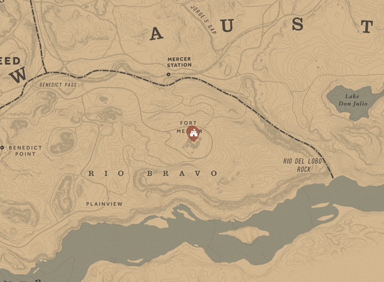 Fort Mercer Red Dead Redemption 2 : Où trouver ce point d'intérêt et ...