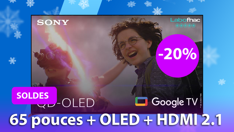 Soldes Fnac : enfin une TV Sony OLED pas chère ? La Bravia A95L 65 poouces est à -20% ! 