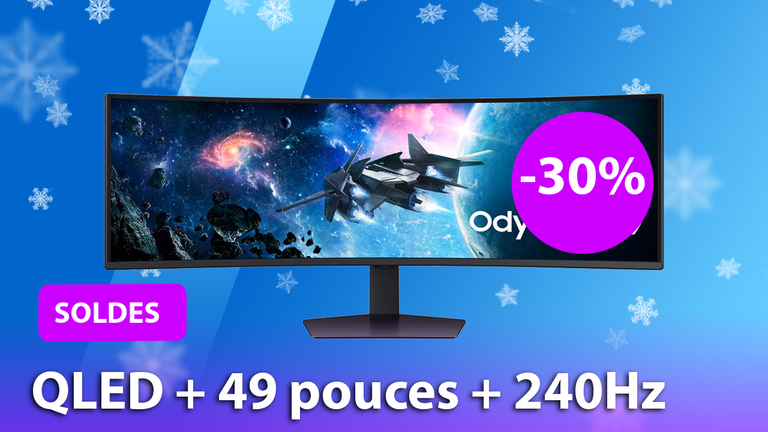 Alerte Soldes : l'écran PC ultra-wide Samsung Odyssey G9 est à prix fracassé chez la Fnac !