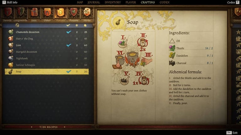 Savon Kingdom Come 2 : Comment le confectionner et où l'utiliser ?
