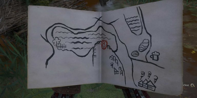 Gobelin d'eau Kingdom Come 2 : Comment résoudre cette carte au trésor ?