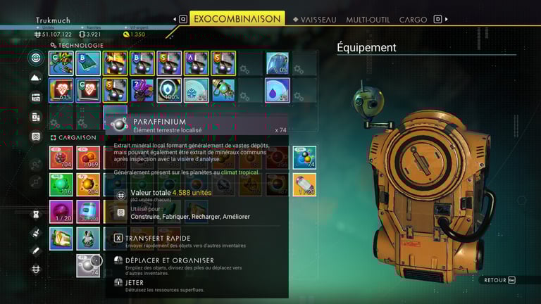 Paraffinium No Man's Sky : à quels endroits le miner pour en obtenir en grande quantité ?