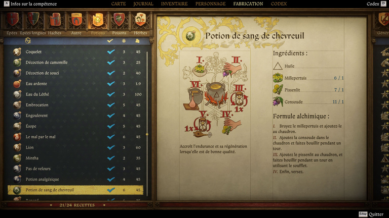 Kingdom Come 2 : comment améliorer son endurance au maximum ? Kingdom Come 2 : comment améliorer son endurance au maximum ?