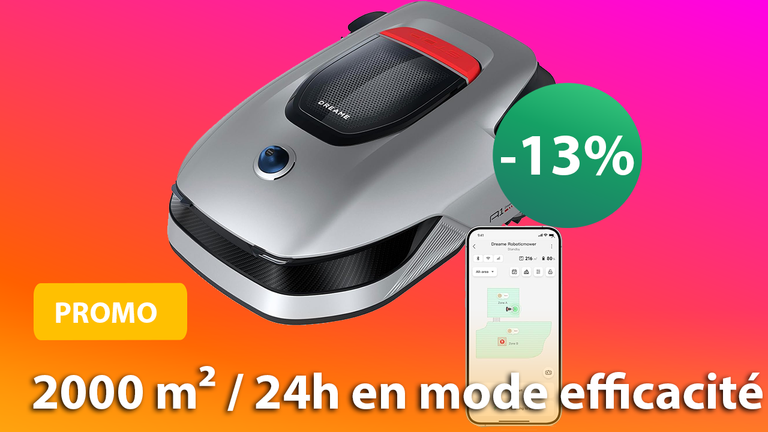 Promo Robot tondeuse : -13% sur le Dreame A1 qui s'installe sans fil périmétrique et qui évite les obstacles