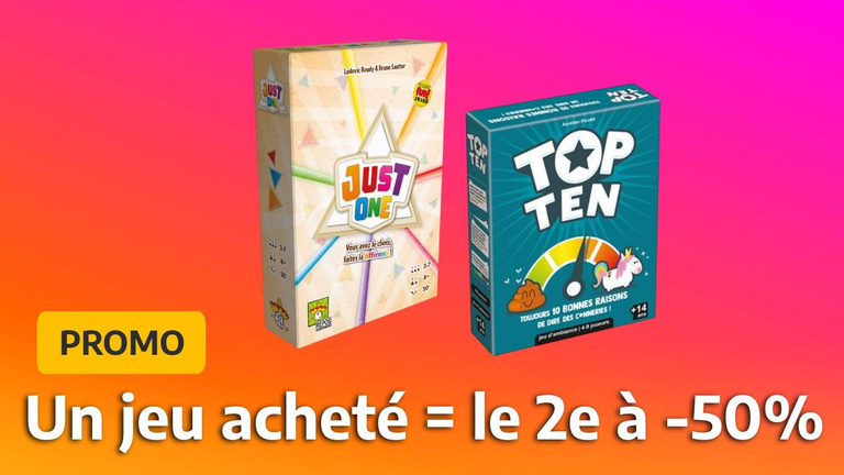 C'est le moment de faire le plein de jeu de société : le 2ème est à -50% chez ce marchand