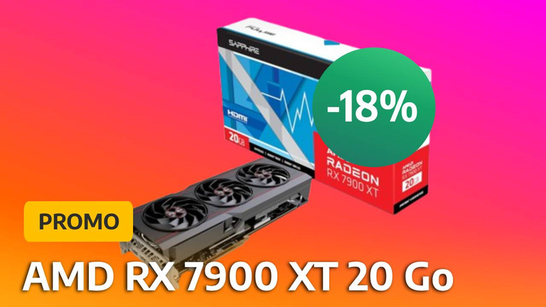 Promo carte graphique : la RX 7900 XT d'AMD avec 20 Go de VRAM est actuellement affichée à prix barré