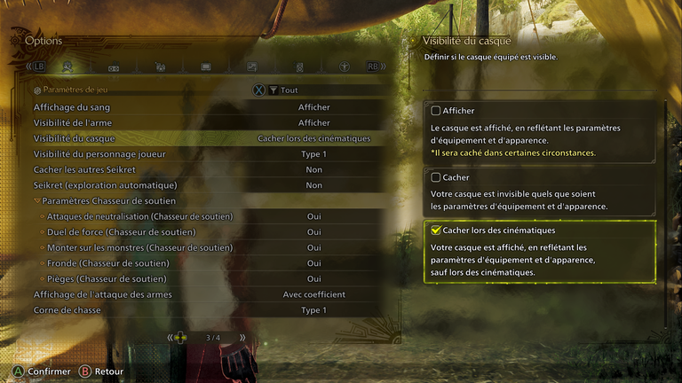 Masquer casque Monster Hunter Wilds : Comment retirer l'apparence de votre couvre-chef ? Masquer casque Monster Hunter Wilds : Comment retirer l'apparence de votre couvre-chef ?