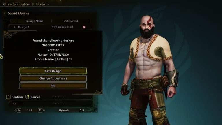 Character codes Monster Hunter Wilds : la liste des meilleurs codes pour modifier votre personnage