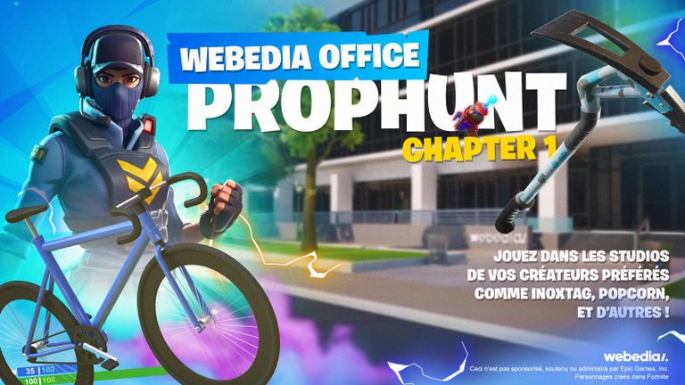 Découvrez les studios d'Inoxtag et de Popcorn avec cette nouvelle carte Fortnite ! Découvrez les studios d'Inoxtag et de Popcorn avec cette nouvelle carte Fortnite !
