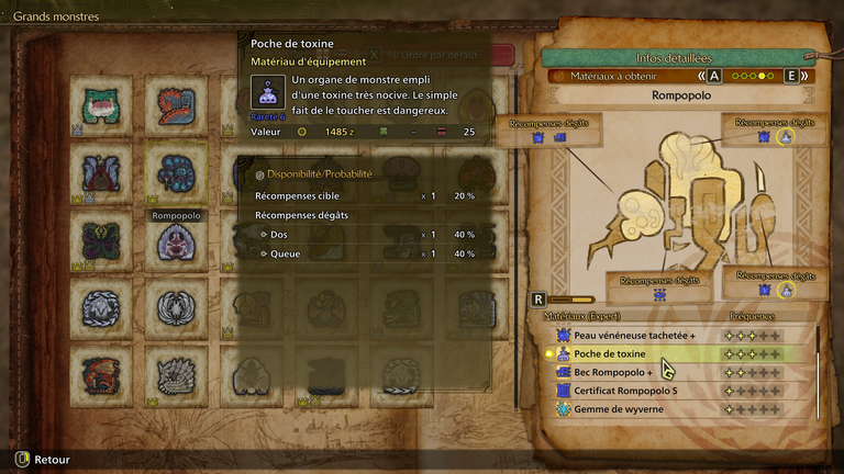Poche de toxine Monster Hunter Wilds : Où trouver cette ressource de forge ? Poche de toxine Monster Hunter Wilds : Où trouver cette ressource de forge ?