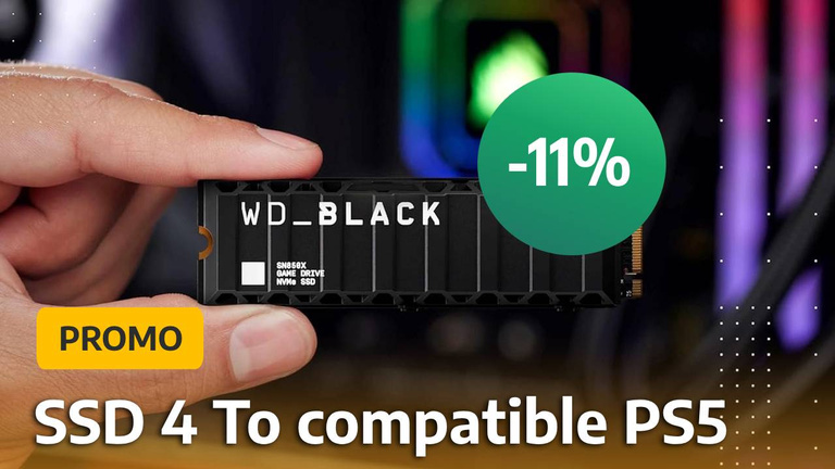SSD PS5 : 4 To de stockage interne à prix réduit, c'est l'offre d'Amazon sur le SN850X de Western Digital