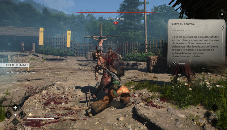 Bourreau Assassin's Creed Shadows : où le trouver pour continuer la quête du Blessé ?