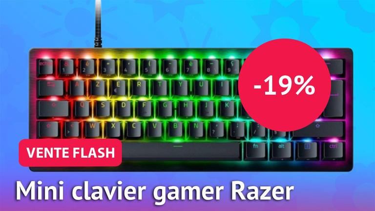 Promo Razer : le clavier Huntsman V3 Pro Mini écrase son prix cette semaine, et c'est grâce aux ventes flash de printemps sur Amazon