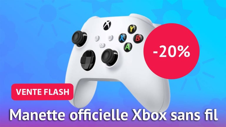 Enfin en baisse de prix, la manette sans fil officielle Xbox devient pas chère grâce aux ventes flash de printemps Amazon