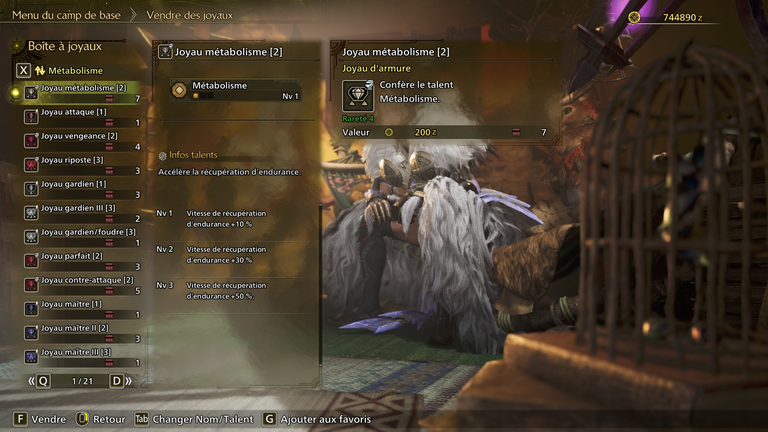 Métabolisme Monster Hunter Wilds : Refresh jewel, stamina surge... Comment fonctionne ce joyau et comment l’obtenir ?