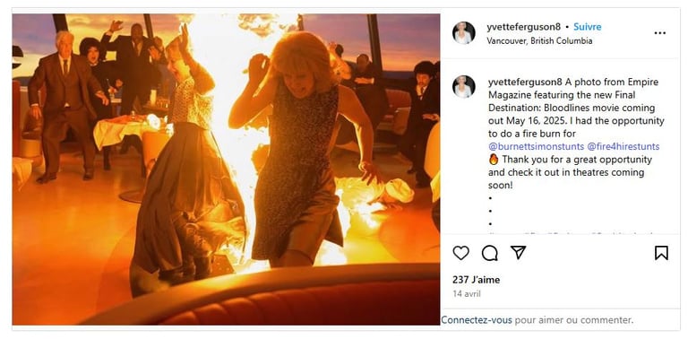 Le prochain film de la saga Destination Finale a battu un record : ils ont mis le feu à quelqu’un sur le tournage… et pas n’importe qui ! Le prochain film de la saga Destination Finale a battu un record : ils ont mis le feu à quelqu’un sur le tournage… et pas n’importe qui !
