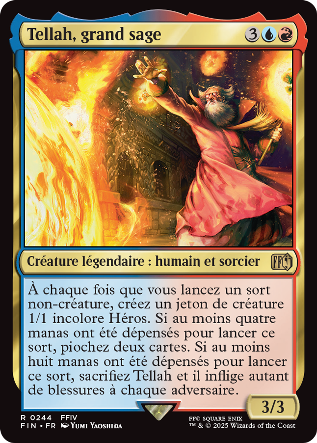 Final Fantasy x MTG : Dcouvrez en exclusivit cette carte ddie au mage  Tellah ! - JVTECH by jeuxvideo.com