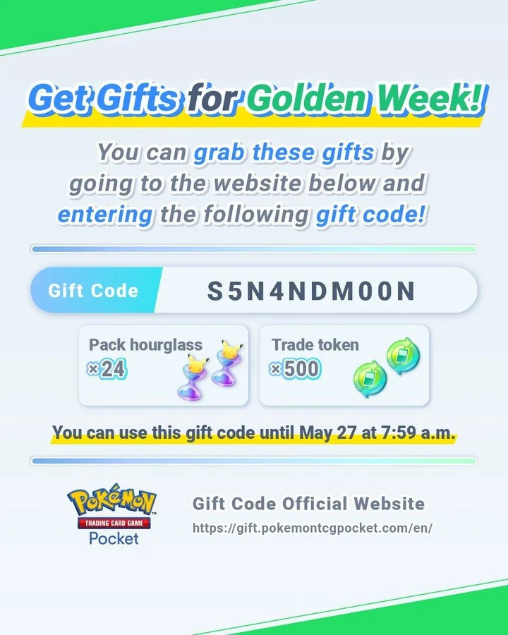 Faites vite ! Un code cadeau sur Pokémon Pocket est sur le point de disparaître