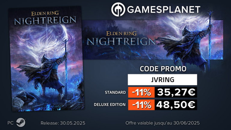 -11% sur Elden Ring Nightreign : la nouvelle aventure coopérative est en promo chez Gamesplanet !