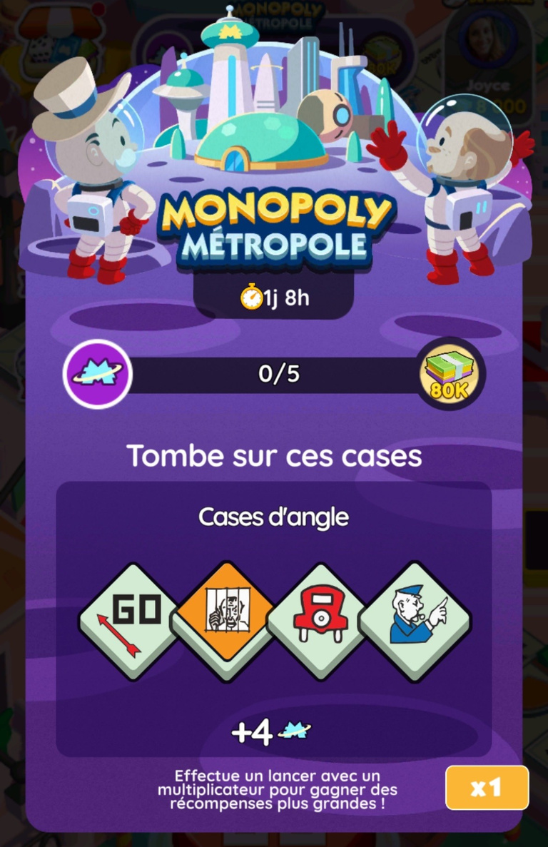 17 465 dés gratuits à récupérer sur Monopoly GO! x Star Wars via l'événement "Monopoly Métropole"