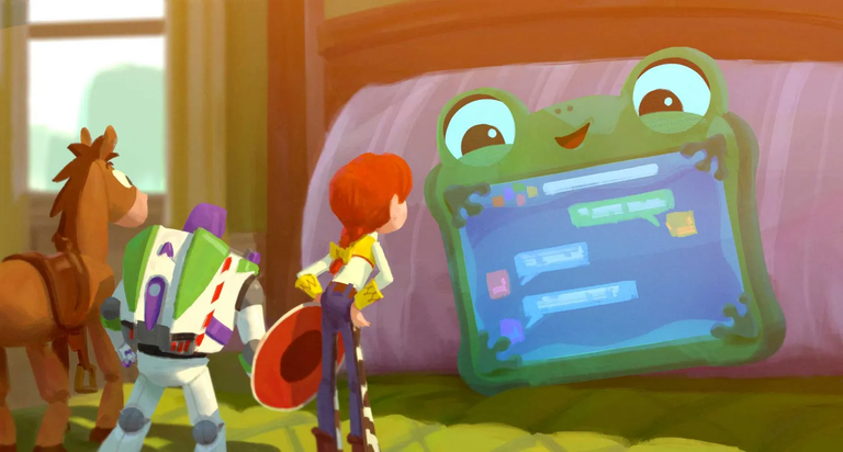 Les écrans captivent nos enfants. Toy Story 5 intègre donc ce personnage inattendu qui va parler à nos chères petites têtes blondes... Les écrans captivent nos enfants. Toy Story 5 intègre donc ce personnage inattendu qui va parler à nos chères petites têtes blondes...