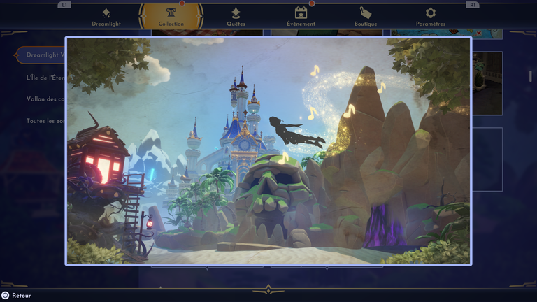 Peter Pan Disney Dreamlight Valley : Ombre, Tarte meringuée, Minéraux... Toutes les quêtes du chef des Enfants perdus
