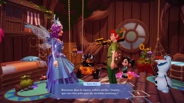 Peter Pan Disney Dreamlight Valley : Ombre, Tarte meringuée, Minéraux... Toutes les quêtes du chef des Enfants perdus