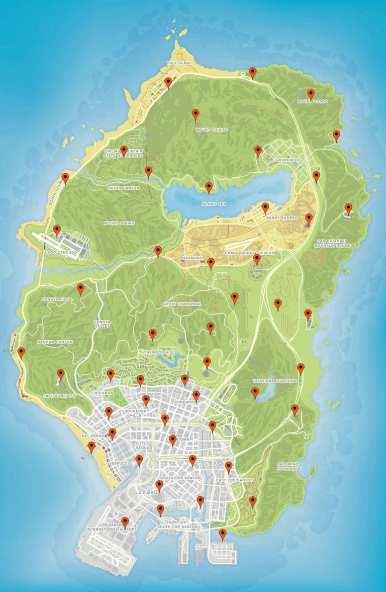 Brouilleurs de signaux GTA 5 Online : où tous les trouver ?