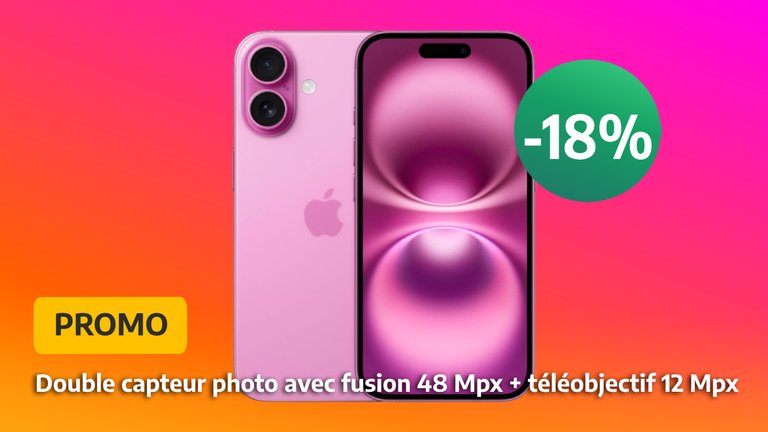 Juste avant le Prime Day, cet iPhone 16 est à -18% !