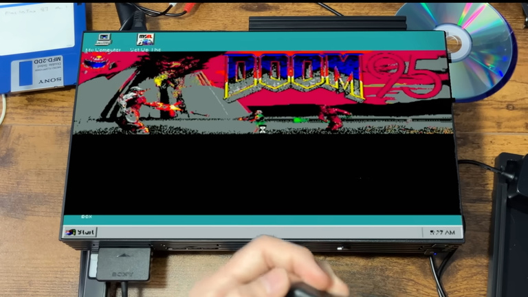 Il a installé Windows 95 sur cette PlayStation et a vu de ses propres yeux pourquoi c'est l'une des consoles les plus complexes de Sony