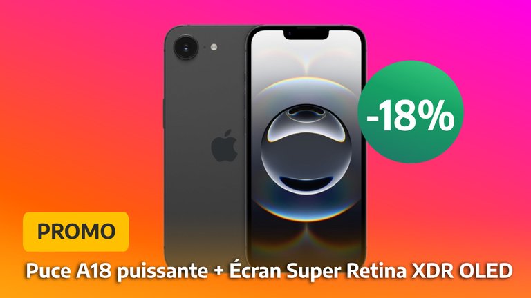 Prime Day : promotion rare sur l'iPhone 16e, le petit dernier d'Apple