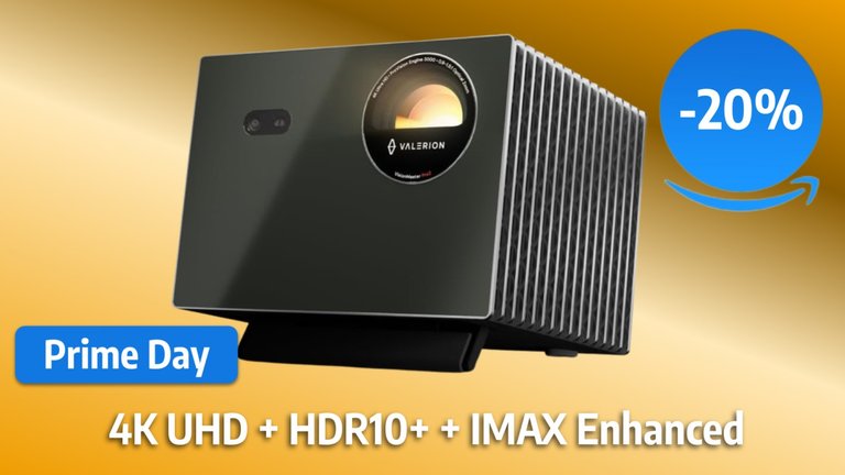Prime Day : -20% sur le vidéoprojecteur 4K Valerion équipé du IMAX Enhanced