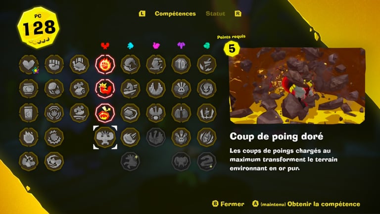 Capacités dorées Donkey Kong Bananza : comment les débloquer et à quoi servent-elles ? Capacités dorées Donkey Kong Bananza : comment les débloquer et à quoi servent-elles ?
