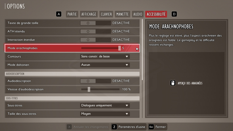 Mode arachnophobe Grounded 2 : comment l'activer pour éviter les araignées ?