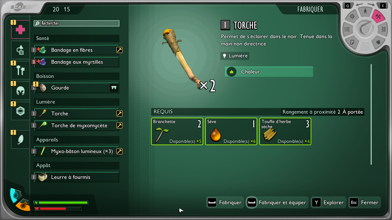 Torche Grounded 2 : comment en fabriquer une ? Torche Grounded 2 : comment en fabriquer une ?