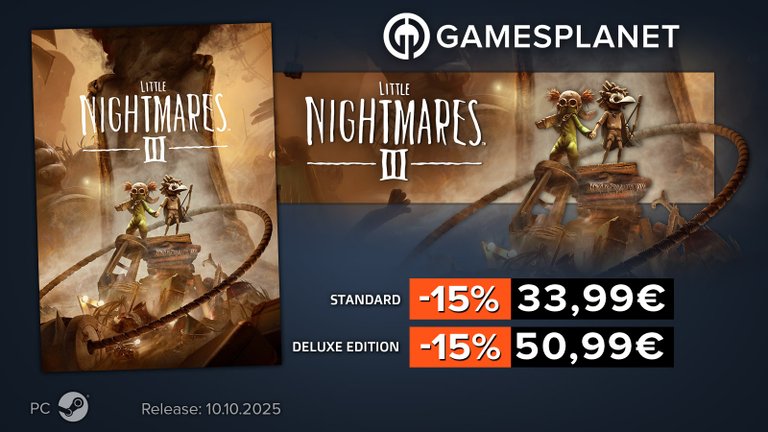 Little Nightmares 3 : petites peurs et petits prix pour les précommandes du jeu chez Gamesplanet