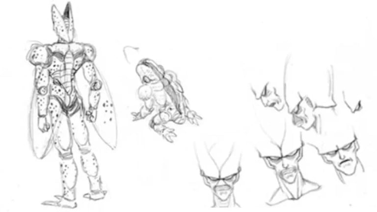 Voici la 4ème transformation de Cell dans Dragon Ball Z dessinée par Akira Toriyama et on ne l'a jamais vue dans de le dessin animé DBZ Voici la 4ème transformation de Cell dans Dragon Ball Z dessinée par Akira Toriyama et on ne l'a jamais vue dans de le dessin animé DBZ