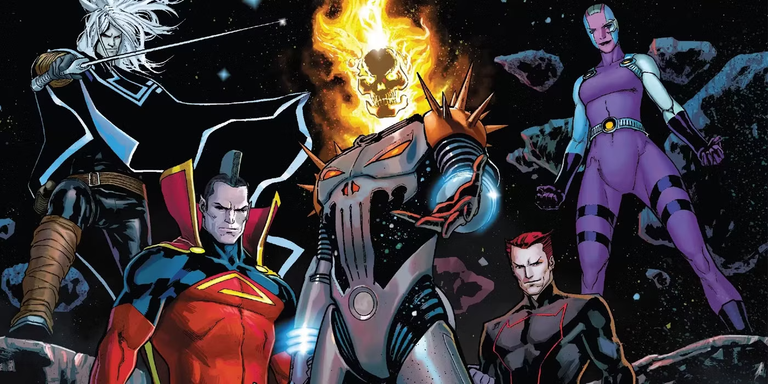 Le Ghost Rider Cosmique avait autrefois fait partie des Gardiens sombres Le Ghost Rider Cosmique avait autrefois fait partie des Gardiens sombres