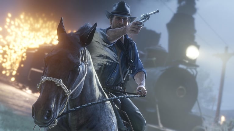 Red Dead Redemption 2 : nouveau record pour le jeu vidéo auquel tout le monde joue en attendant GTA 6 (oui, vous pouvez aussi jouer à GTA 5 pour patienter...) Red Dead Redemption 2 : nouveau record pour le jeu vidéo auquel tout le monde joue en attendant GTA 6 (oui, vous pouvez aussi jouer à GTA 5 pour patienter...)