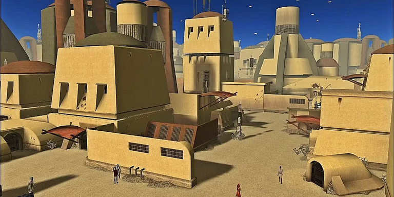 Tatooine revient dans KOTOR, mais loin de Mos Eisley